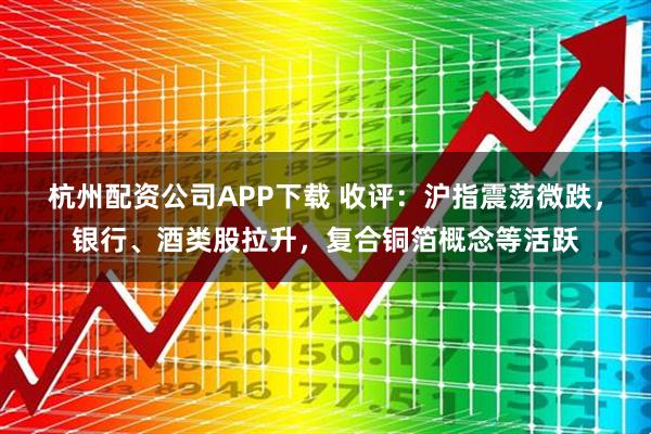 杭州配资公司APP下载 收评：沪指震荡微跌，银行、酒类股拉升，复合铜箔概念等活跃