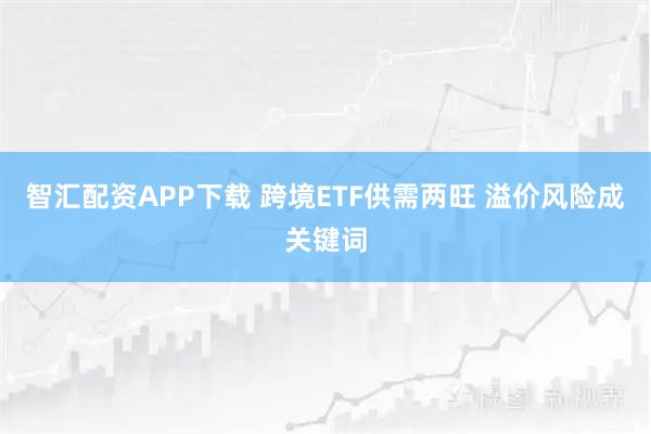 智汇配资APP下载 跨境ETF供需两旺 溢价风险成关键词